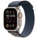 Apple Watch Ultra 2 49 мм Titanium Case, Blue Alpine Loop L