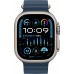 Apple Watch Ultra 2 49 мм Titanium Case, Blue Ocean Band