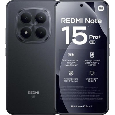 Xiaomi Redmi Note 15 Pro Plus 5G 12/512GB, Black