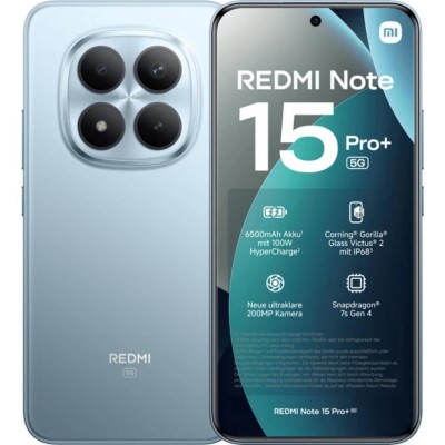 Xiaomi Redmi Note 15 Pro Plus 5G 12/512GB, Glacier Blue